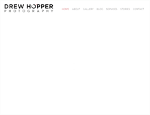Tablet Screenshot of drewhopperphotography.com